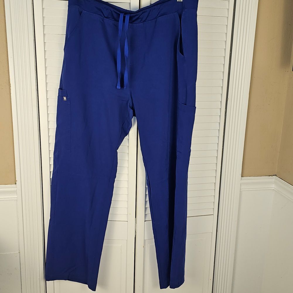 Figs Mens Royal Blue Axim Cargo Scrub Pants‎ XXL